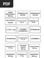 Label Nama Obat Di Rak Obat