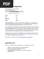 Cervical Incompetence: Risk Factors