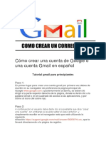 Cómo Crear Una Cuenta de Google o Una Cuenta Gmail en Español