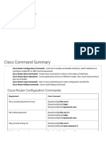 Cisco Command Summary