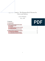 Riemann Roch Theorem2019