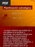 Planeacion - Estrategica en Una Iglesia