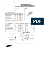 NPN Triple Diffused KSD5702 Planar Silicon Transistor: Color TV Horizontal Output Application (Damper Diode Built In)