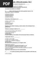 Research Aptitude - Mcqs With Answers - Part 1