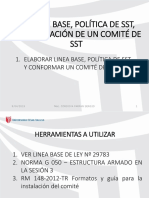 Línea de Base, Política de SST, Conformación de Un Comité de SST