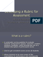 Developing A Rubric For Assessment: Office of Assessment University of Nebraska at Kearney