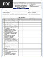 Mantenimiento Preventivo Motores (Modalidad Inspeccion Visual)