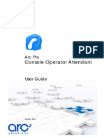 Arc Console Operator User Guide