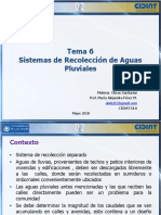 Tema 6 Sistemas de Aguas Pluviales PDF