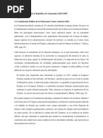 Las Constituciones de La República de Guatemala