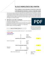 Calculo Hidrologico Del Ponton