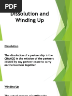 Dissolution and Winding Up