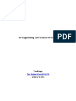 Re-Engineering The Financial Processes: Tim Knight 44-20-8672-0881