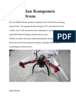 Prinsip Dan Komponen Utama Drone