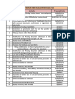 Sr. No. Activity Proposed Date Key Dates For Mba-Mca Admission 2019-20