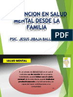 Prevencion de La Salud Mental Desde La Familia