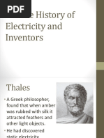 A Little History of Electricity and Inventors