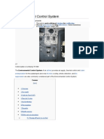 Environmental Control System: This Article Needs Additional