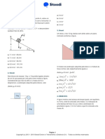 LISTA 1 STOODI - FÍSICA - Aplicações Das Leis de Newton