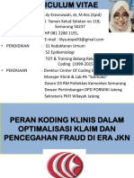 Peran Koding Klinis Dalam Optimalisasi Klaim