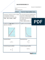 7° Básico Matematicas Guia de Proporciones