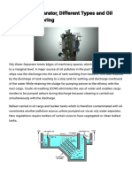 Oily Water Separator, Different