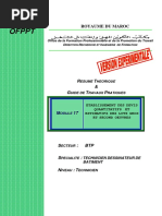 Module n17 Etablissement Des Devis Quantitatifs Et Estimatifs Des Lots Gros Et Second Oeuvres TDB Ofppt