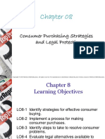 Chapter 8 - Consumer Purchasing Strategies and Legal Protection