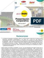 Grupo Exito Presentacion Corporativa Julio 2017 IR Esp Web