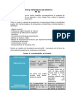 Higiene y Manipulación de Alimentos