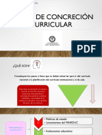 Niveles de Concreción Curricular