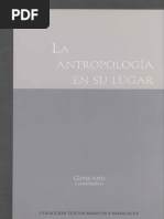 La Antropología en Su Lugar-Gloria Artís-Coord PDF