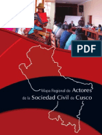 Mapa Regional de Actores de Sociedad Civil de Cusco