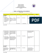 Action Plan in Science Jaja Version