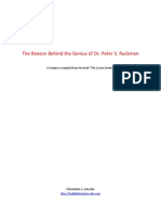 The Reason Behind The Genius of Dr. Peter S. Ruckman: (A Chapter Excerpted From The Book "The Cosmic Bomb")