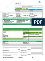 Status Change Form