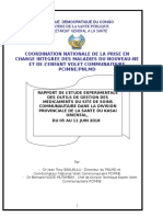 Coordination Nationale de La Prise en Charge Integree Des Maladies Du Nouveau-Ne Et de L'Enfant Volet Communaitaire Pcimne/Pnlmd