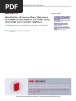 Identification of Jasmine Flower (Jasminum Sobel Edge and K-Nearest Neighbour