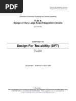 Design For Testability (DFT) : Vlsi Ii: Design of Very Large Scale Integration Circuits