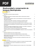 Biodiversidad y Conservacion de Bosques Neotropicales