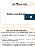 Business Level Strategies