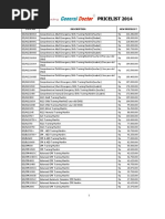 Pricelist GD Metro PDF