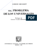 BEUCHOT, El Problema de Los Universales PDF