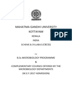 B SC - Microbiology-2017mg University