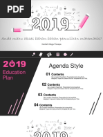 2019 Education Plan PowerPoint Templates