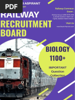 One Liner Biology 1100+ PDF - by Naukri Aspirant Team PDF