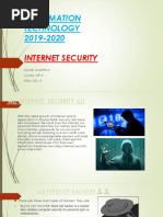 Information Technology 2019-2020: Internet Security