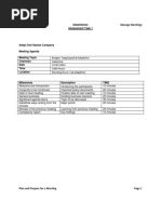 Meeting Agenda BSBADM502 BSBADM502