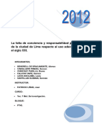 Proy. Invest. Buen Uso Del Agua y SISTEMA INTEGRADO DE GESTION