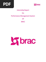 Internship Report On Performance Management System of Brac